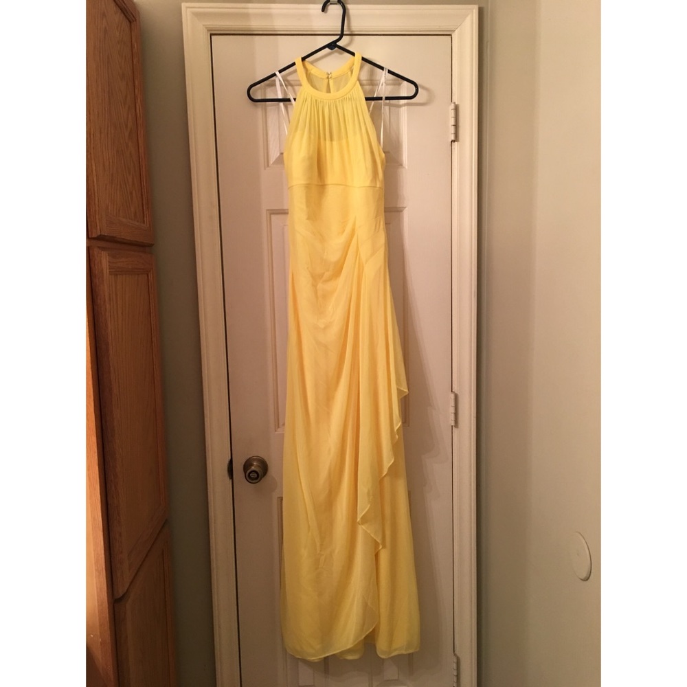 Yellow bridesmaid/prom dress